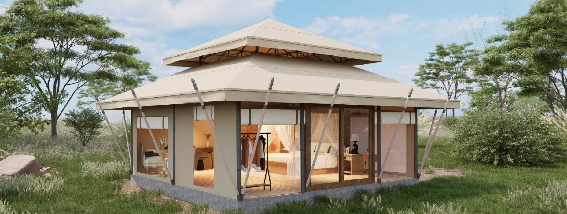 庐山区户外野奢帐篷